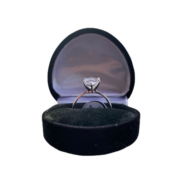 STERLING SILVER 3 CARAT MARQUIS RING - Picture 5 of 8